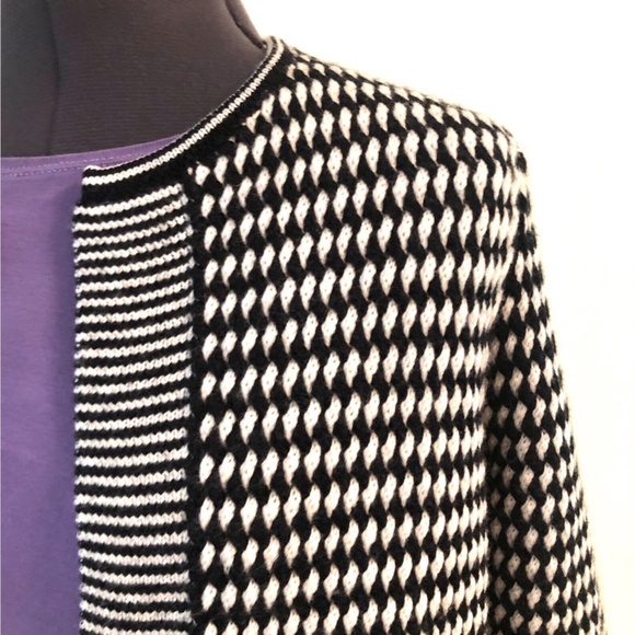 2 TALBOTS 100% Merino Wool Open Front Cardigans - VERY WARM! - Picture 14 of 16